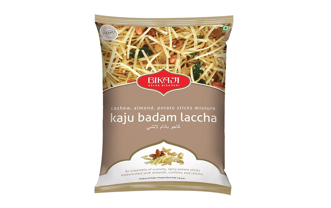 Bikaji Cashew, Almond, Potato Sticks Mixture Kaju Badam Laccha   Pack  150 grams